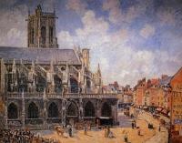 Pissarro, Camille - The Church of Saint-Jacques, Dieppe, Morning Sun